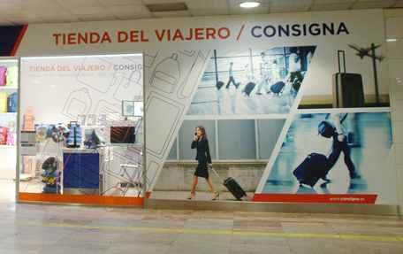 Consigna en la terminal T2 del Aeropuerto de Barcelona