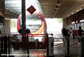 Estació de tren de l'Aeroport de Barcelona T2