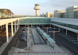 Parking building terminal T1 Barcelona airport